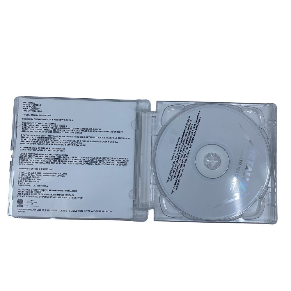 Lot of 4 Metallica CDs - S&M, Until It Sleeps, Death Magnetic, Through the Never - Picture 8 of 15